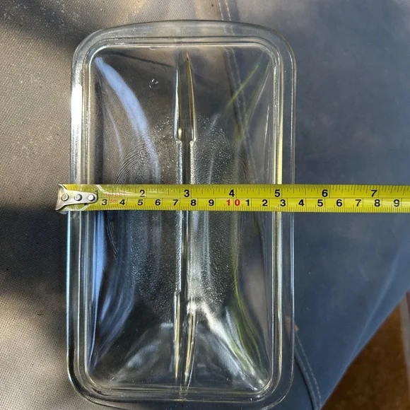 Vintage Westinghouse domed glass lid with fin; for loaf / meatloaf pan - Picture 7 of 8